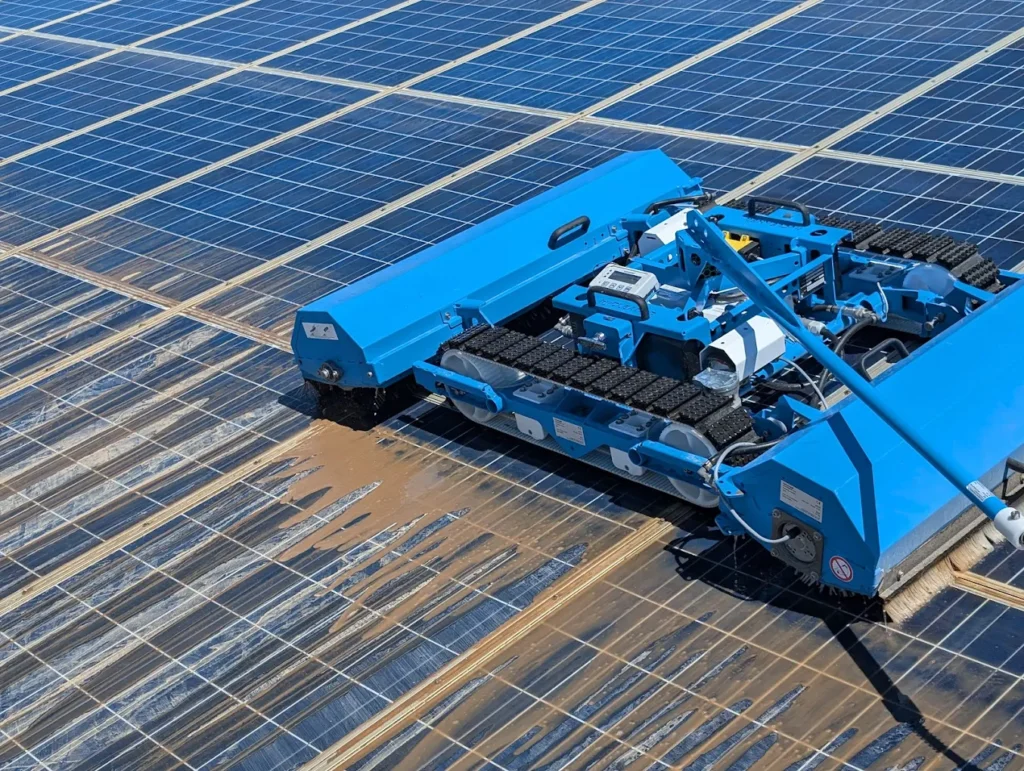 Nettoyage professionnel de panneaux solaires photovoltaïques​